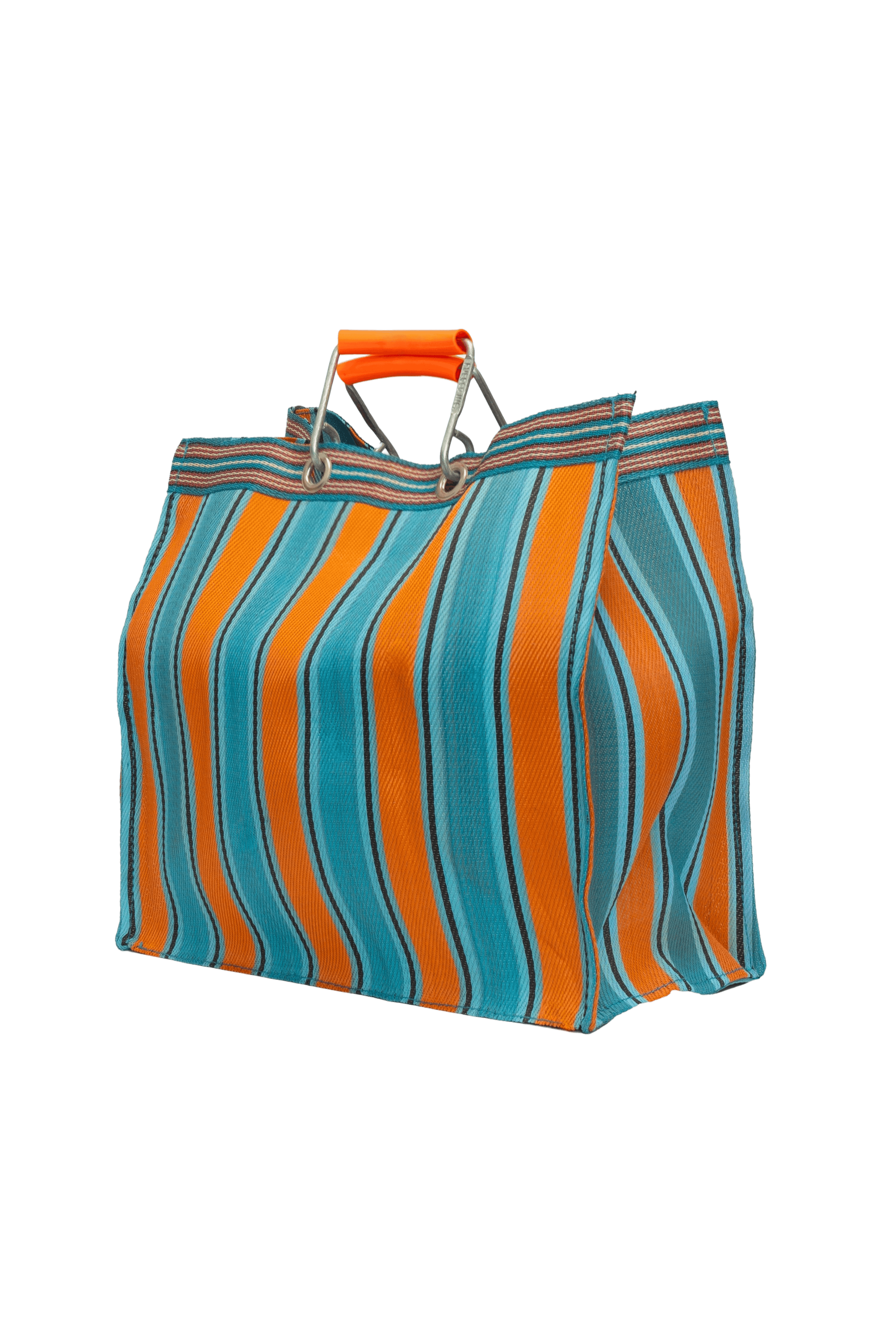 side view of colorful market bag