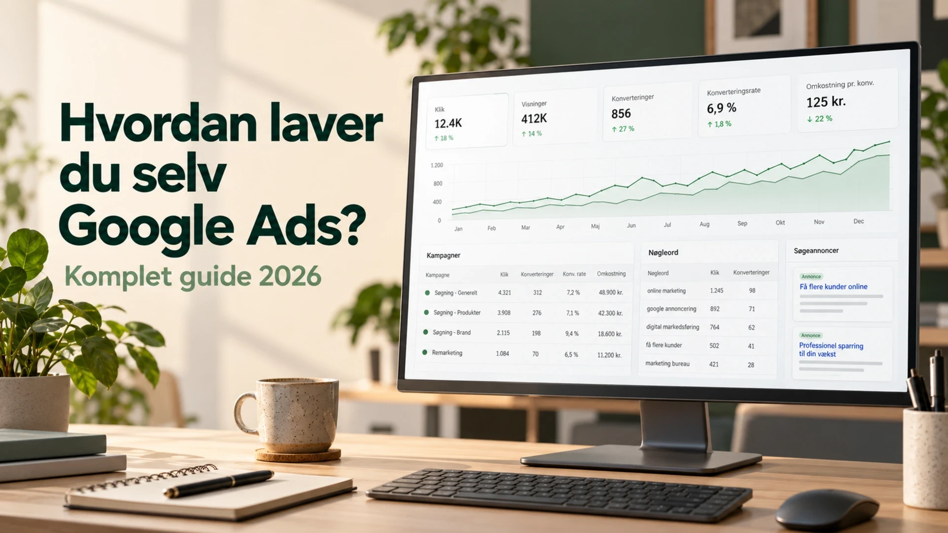 Hvordan laver man Google Ads selv – trin-for-trin-guide til kampagneopsætning