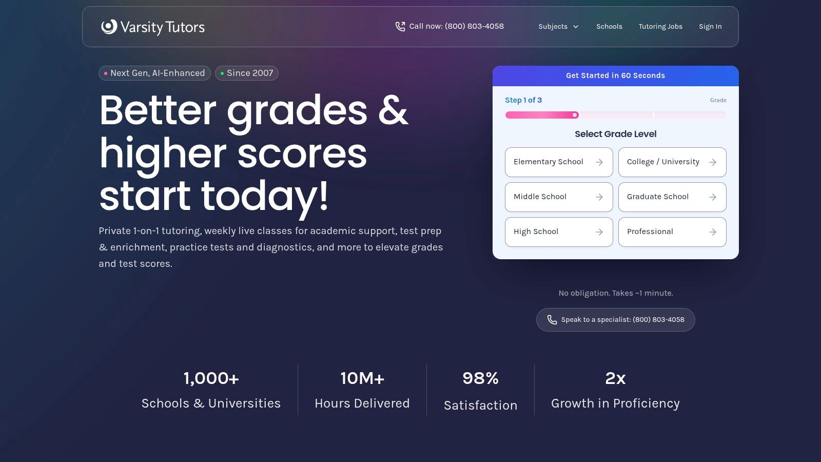 Varsity Tutors (Nerdy)