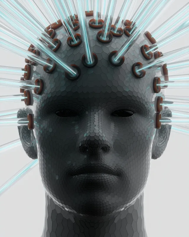 Neuroplasticity Boost - 3d illustration of super human 