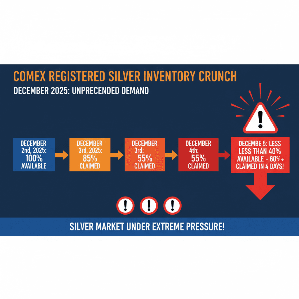 Infographic: COMEX Silver Depletion December 2025
