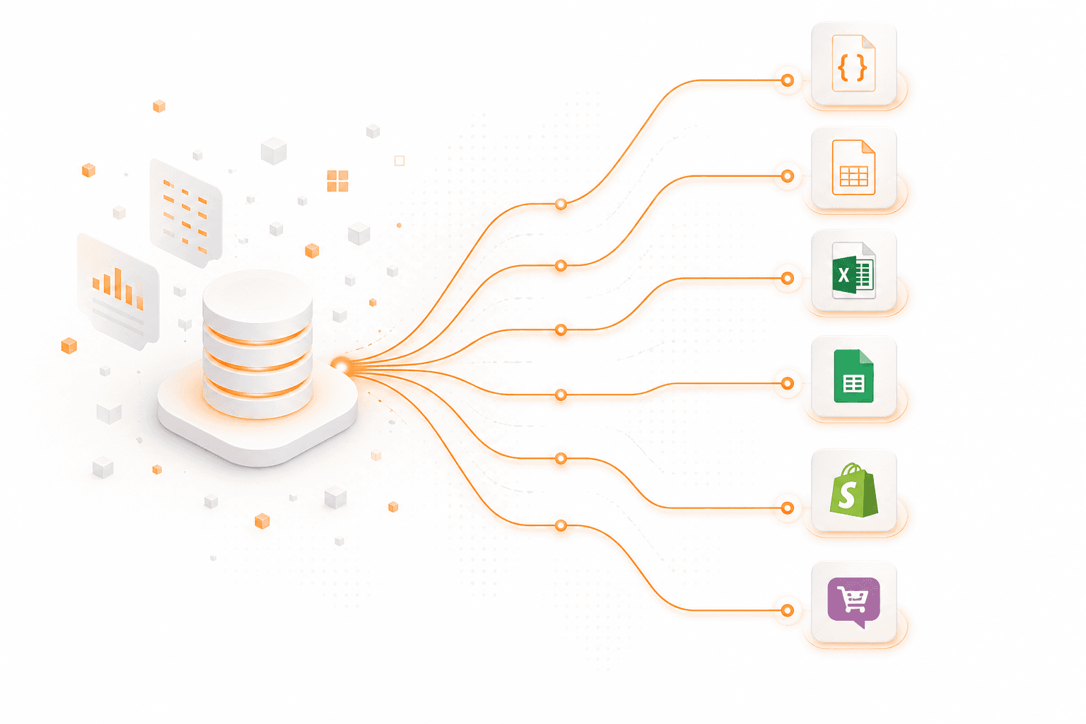 Ecommerce product dataset displayed in structured spreadsheet format.