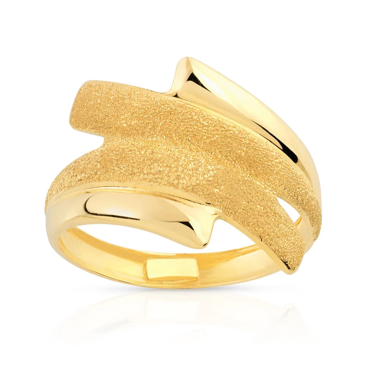 Bague en or jaune 750
