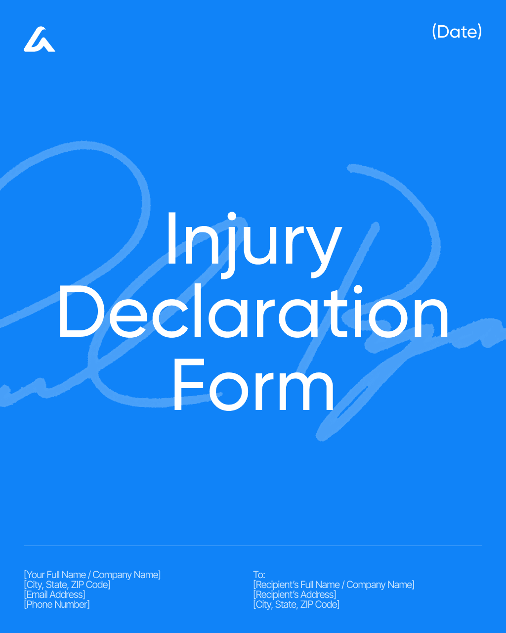 Injury Declaration Form