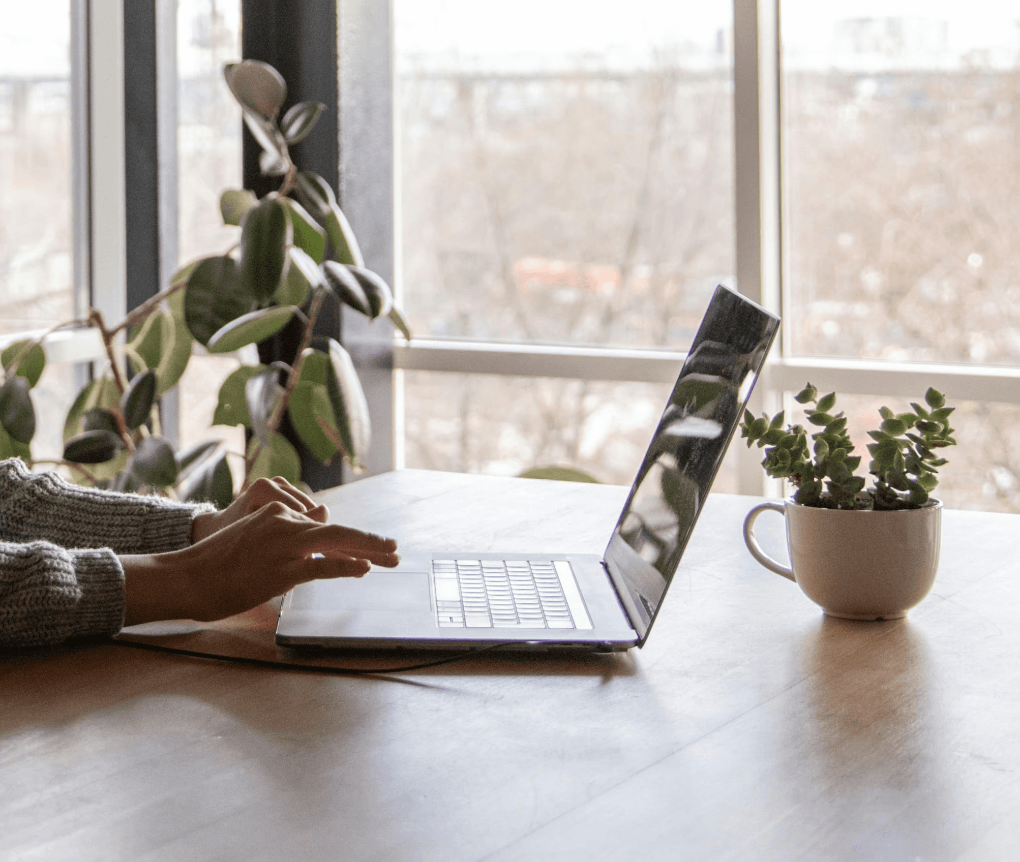 Team members in an office setting having a discussion, representing clear communication throughout the project process.