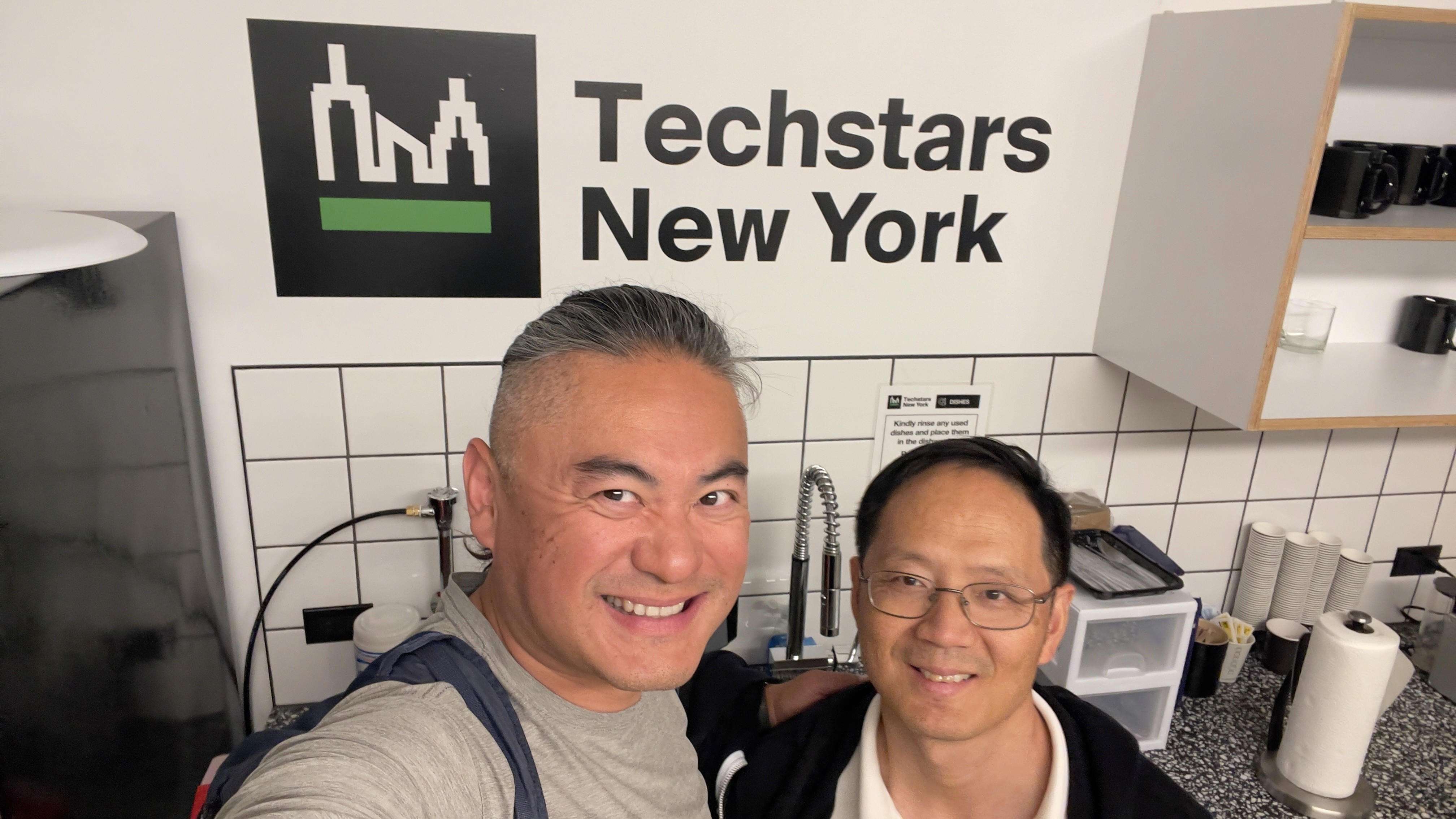 Sam Xia and Tim Li at Techstars New York