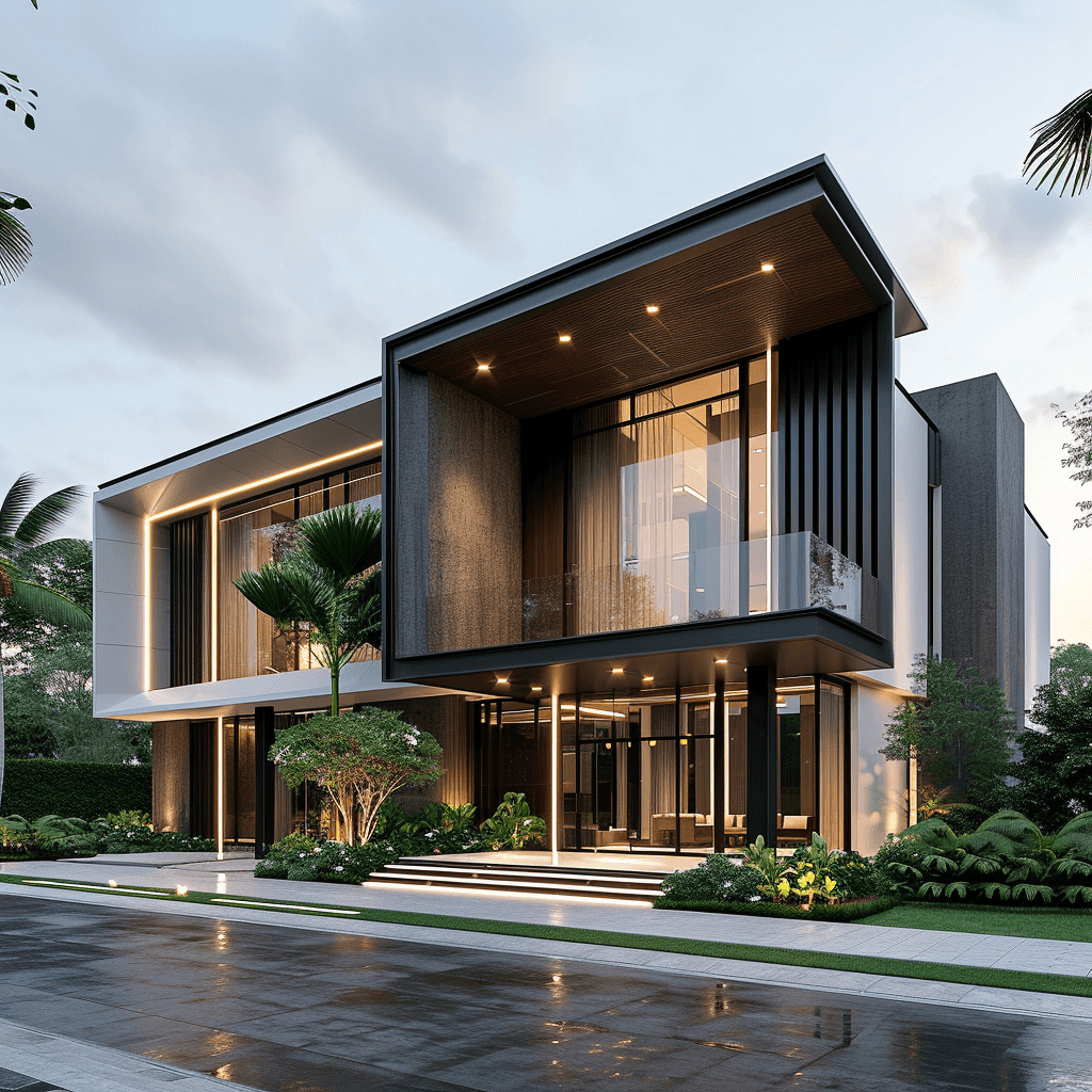 Smiling young woman with long hair standing against a dark green background, holding a finger to her chin.