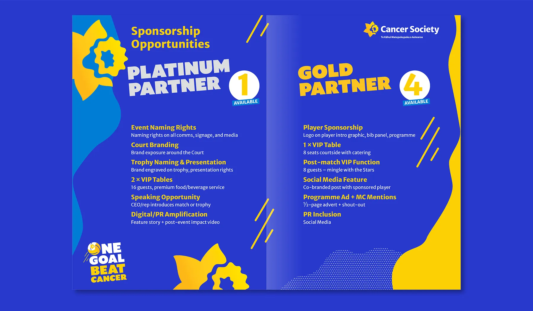 Cancer society Southern campaign creative sponsorship