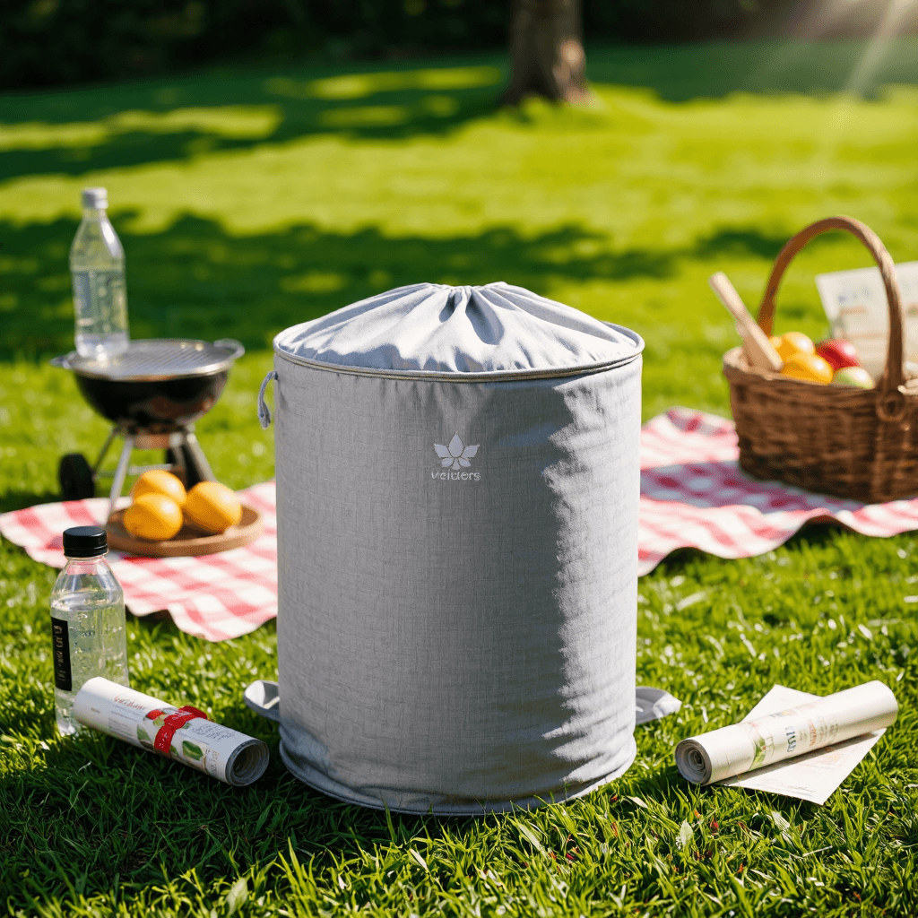 product photography of a storage bag for outdoor gear