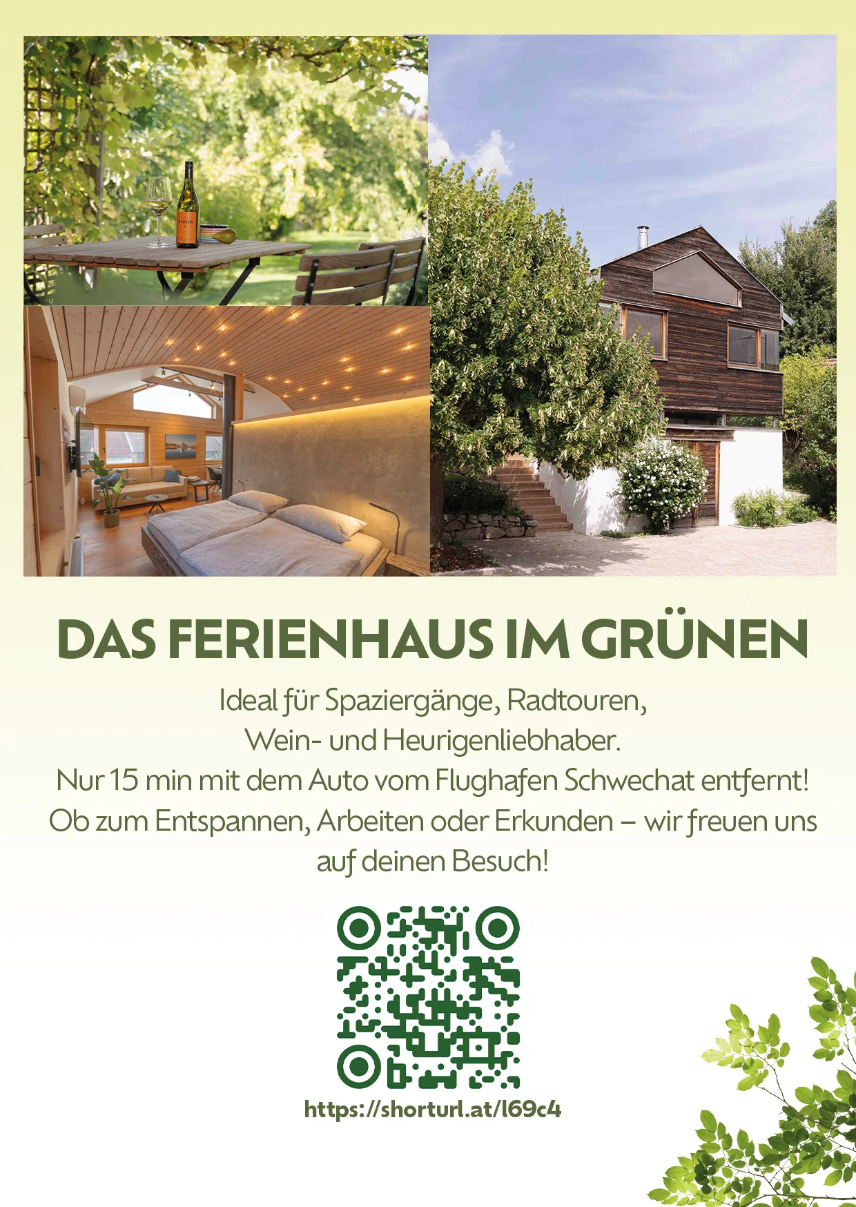 Das Haus im Grünen, Gallbrunn – A6-Flyer-Drucksujet, PKNY Pictures