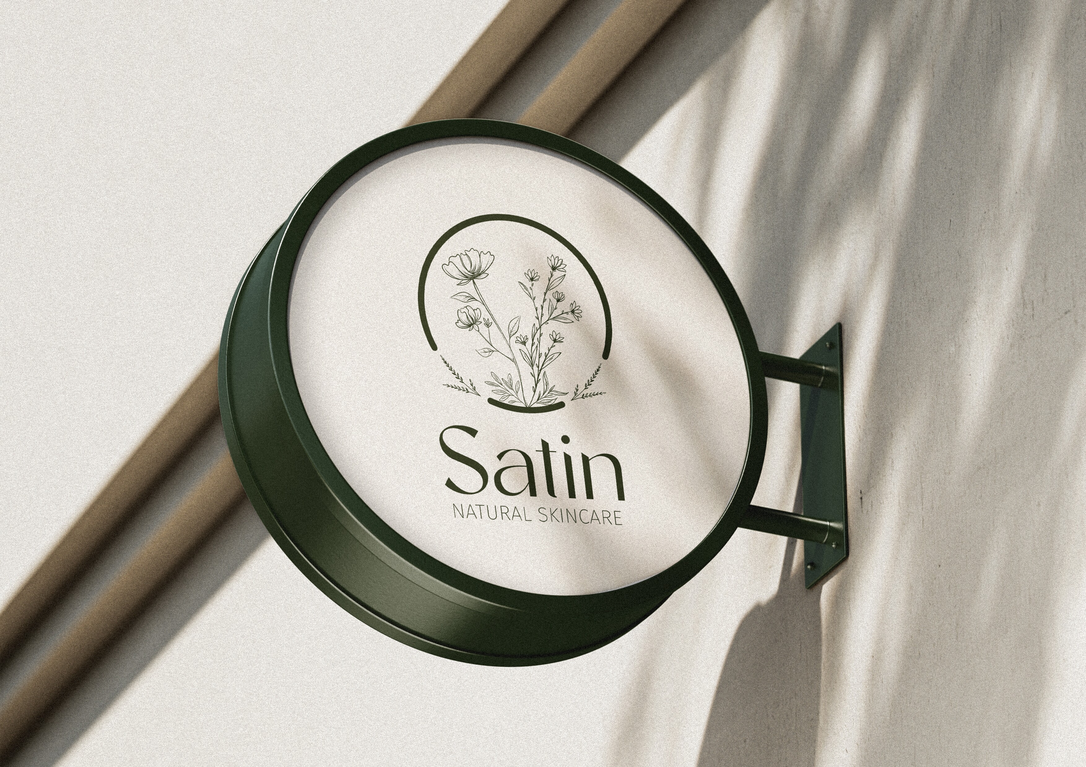 skincare brand logo on the banner