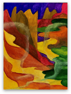 premium art poster and canvas prints, with originals available, from QART , of the artwork " Till Death do us part "