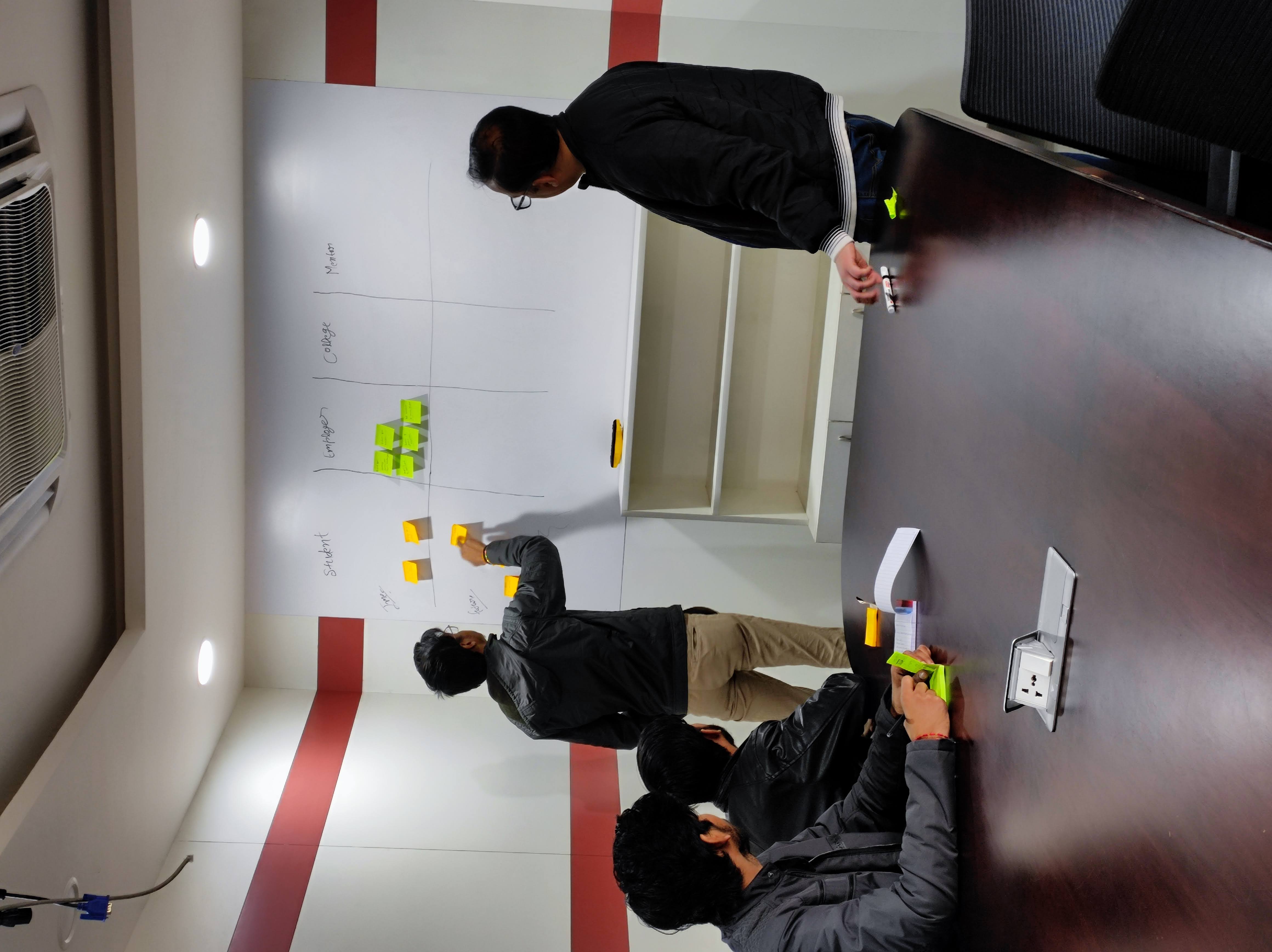 Rear view of black car