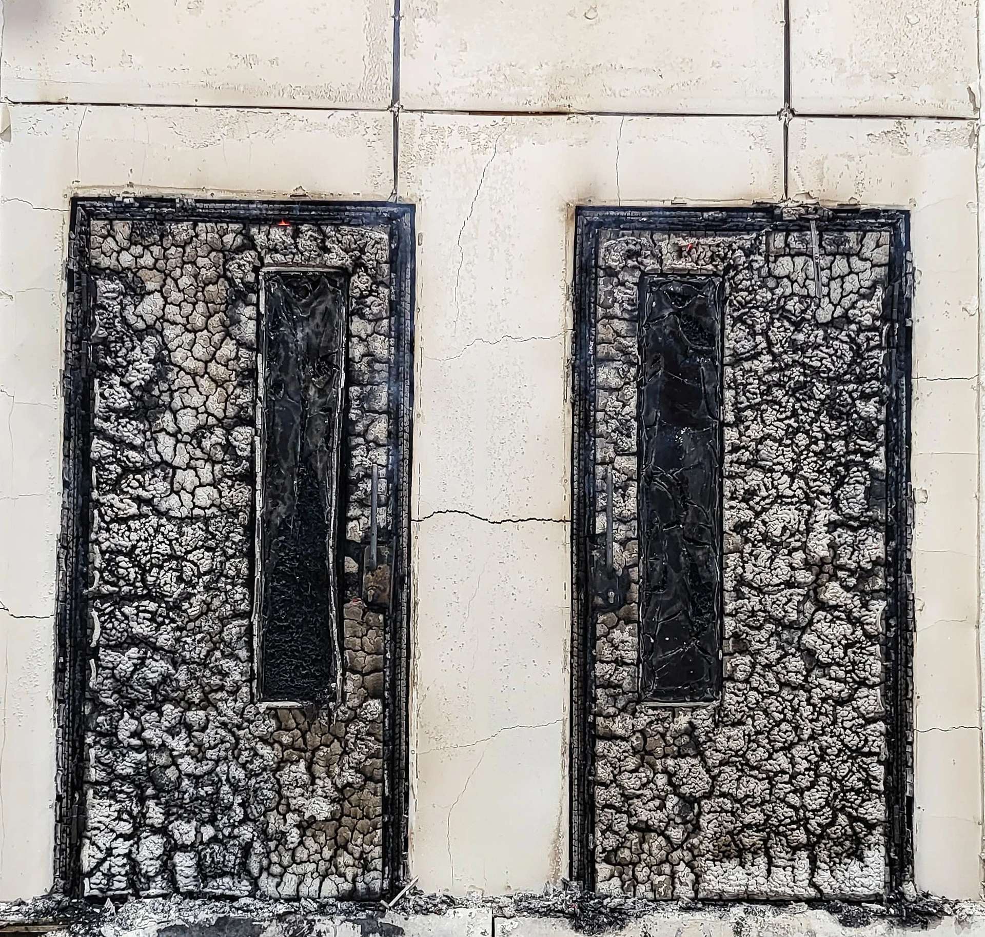 Fire resistance testing of Hygidoor in test facility