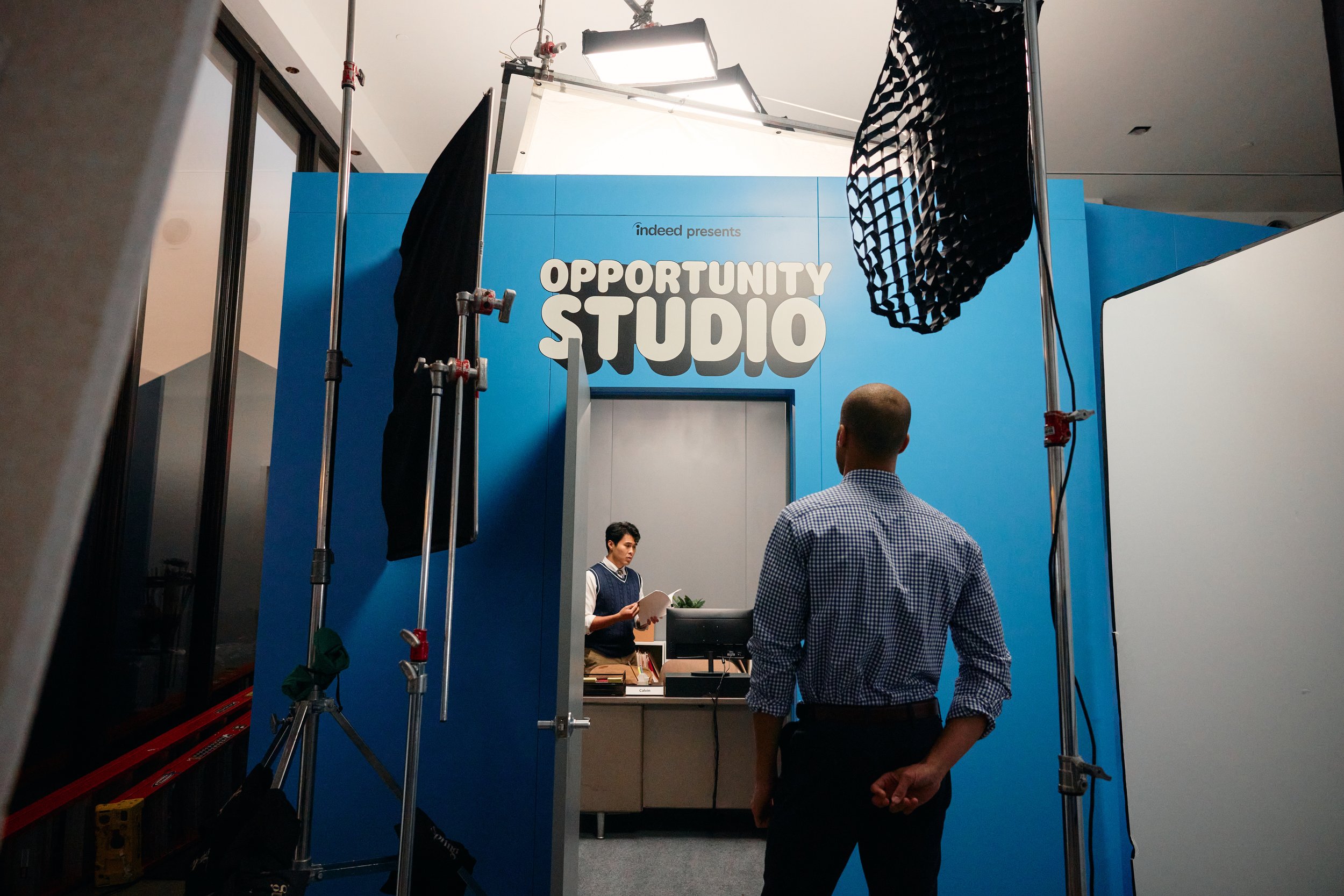 Opportunity Studio live film set at Tribeca Film Festival