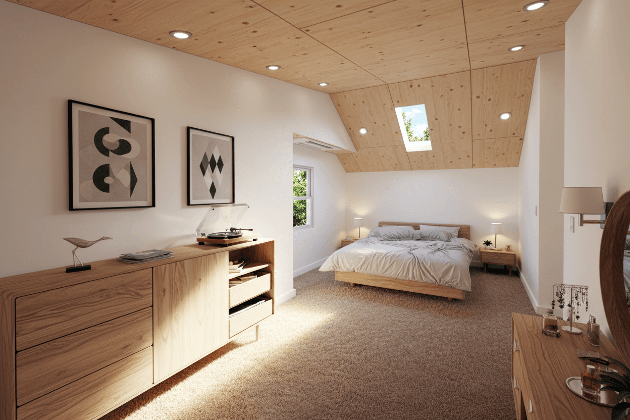 loft-space-vaulted-ceiling-remodeling-melrose-ma-wooden-mava-bedroom