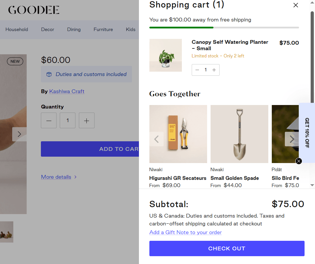 Cart Progress Bar in Shopify