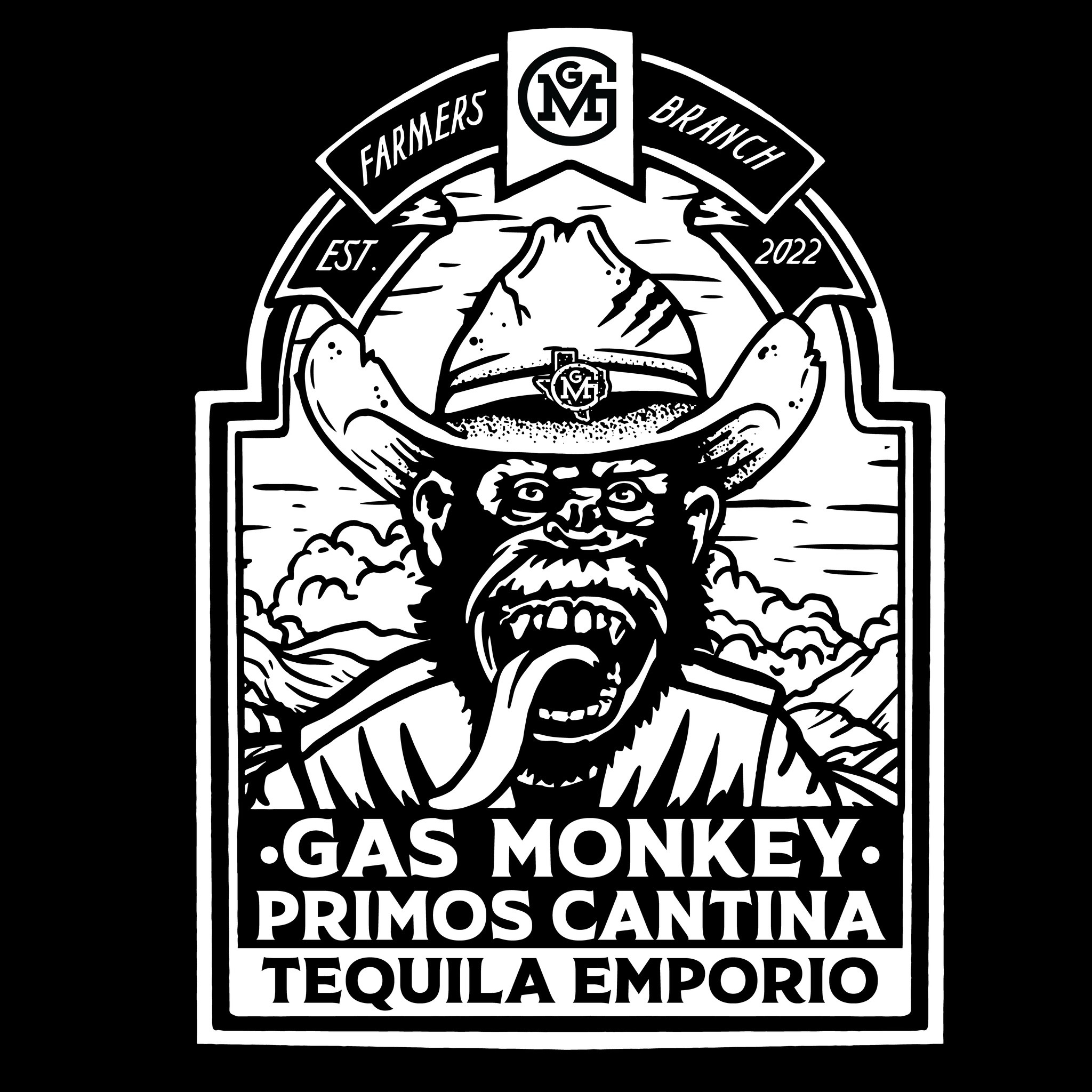 Gas Monkey Garage Primos Cantina Brand Badge