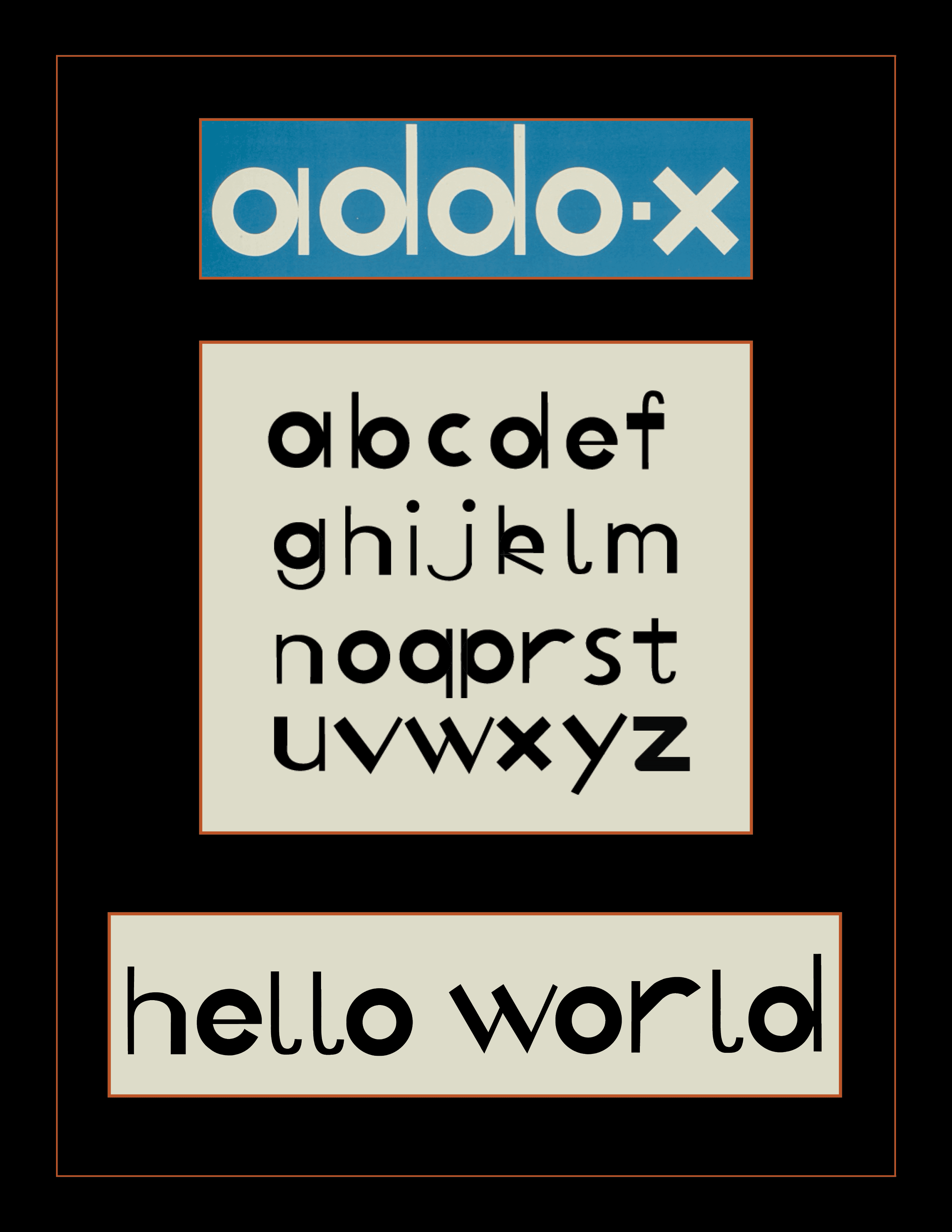 type design inspired by ladislav sutnar