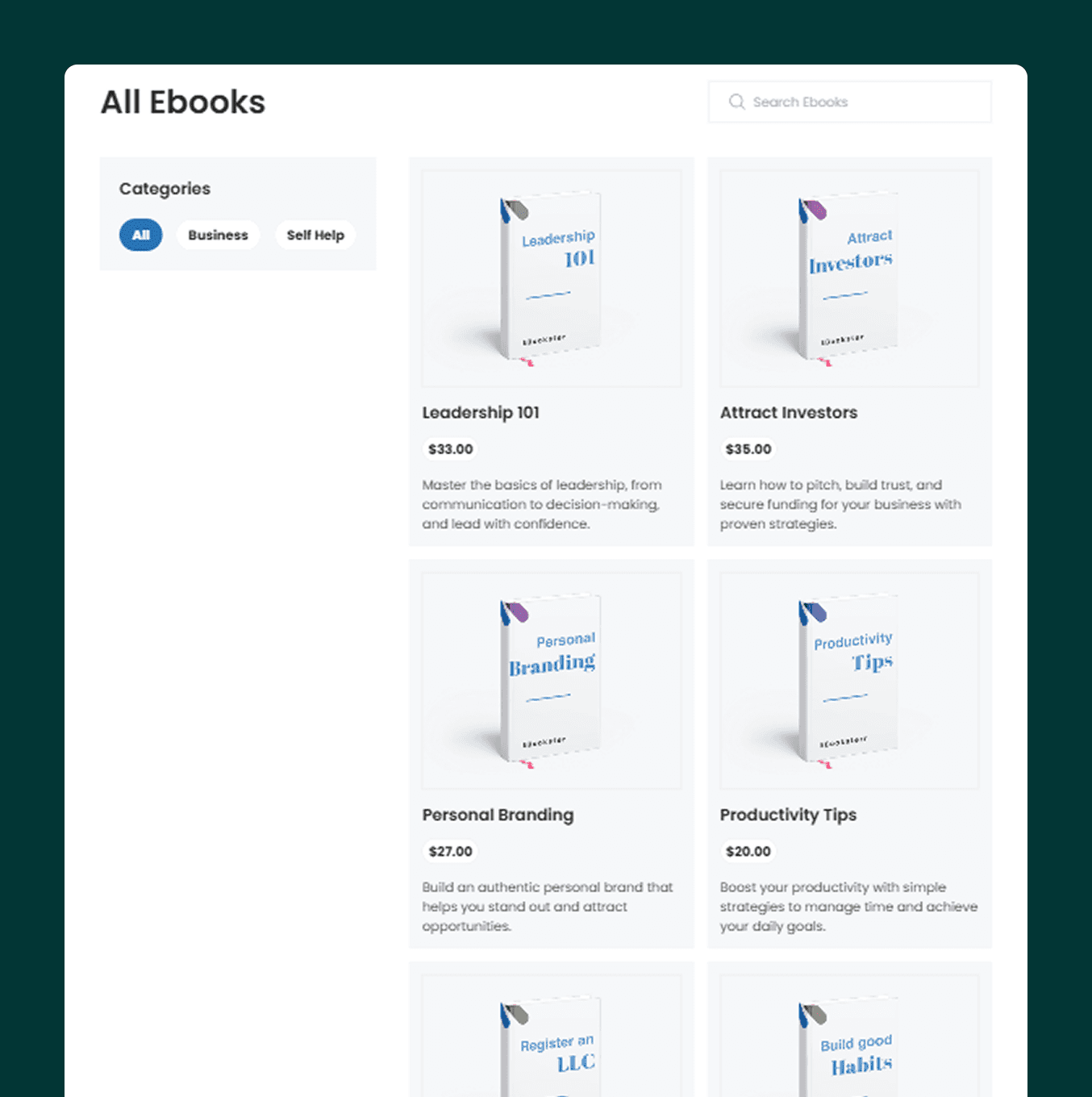 page snapshot from template