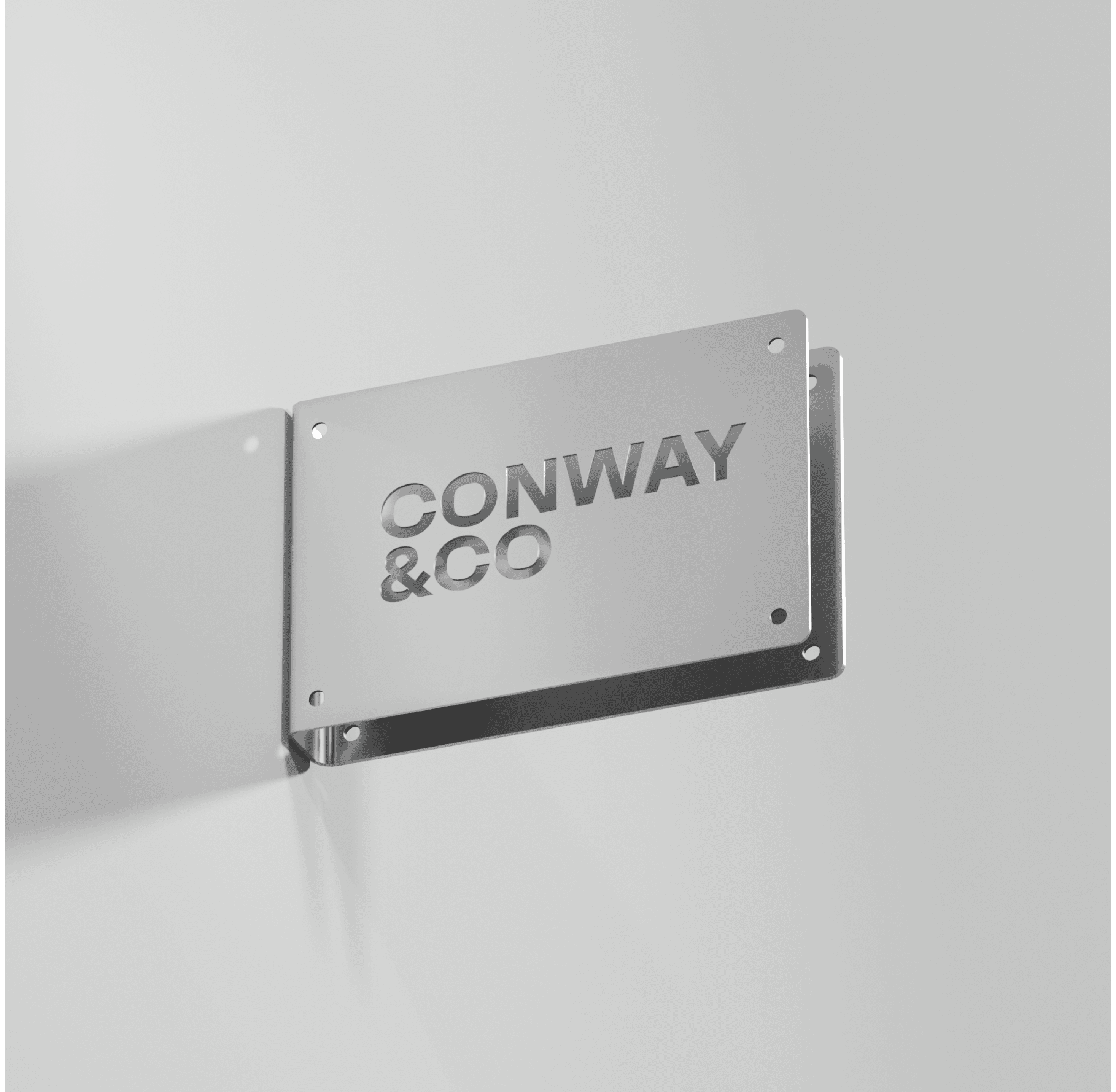 Conway & Co logo mockup by analogue agancy
