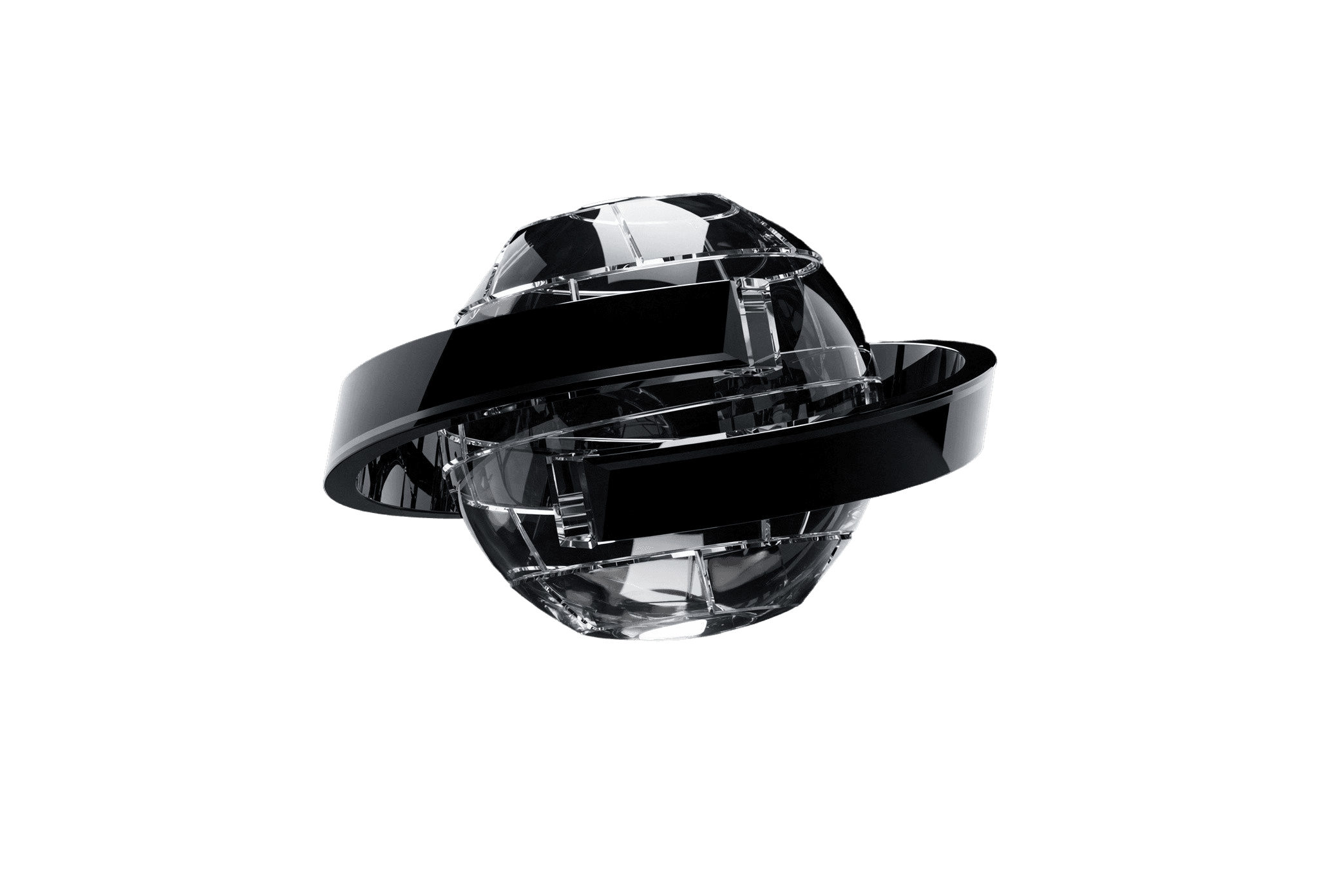 Dark Glas sphere for background