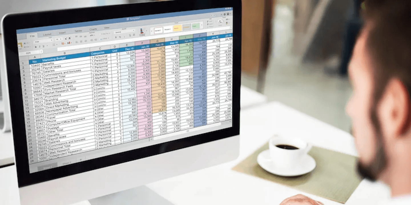Man using Excel sheet - How to Use Excel for Business