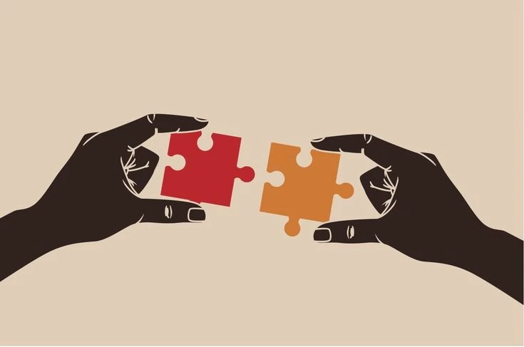 an graphic of a puzzle