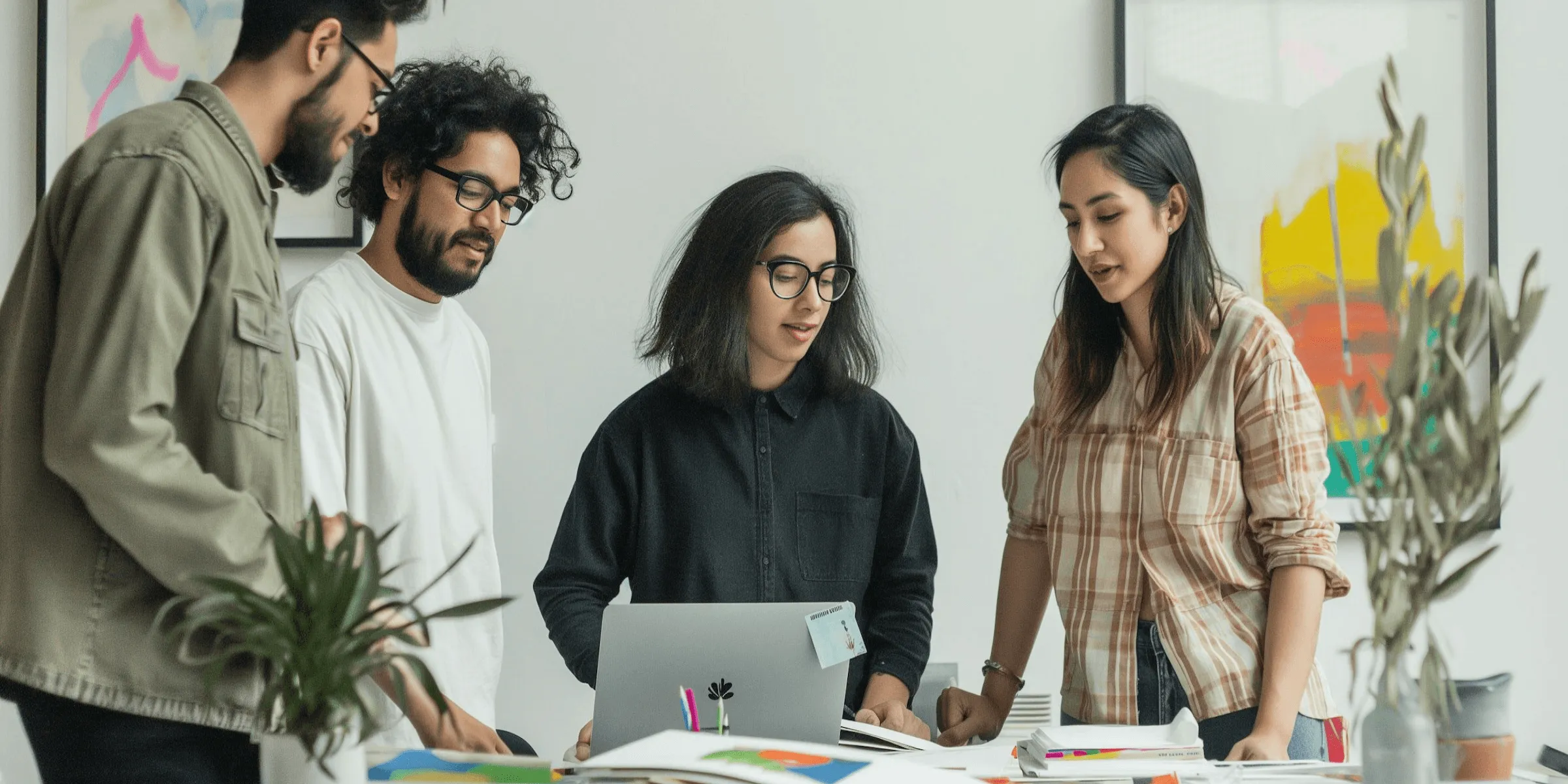 CultureQuest team collaborating on culture intelligence platform development