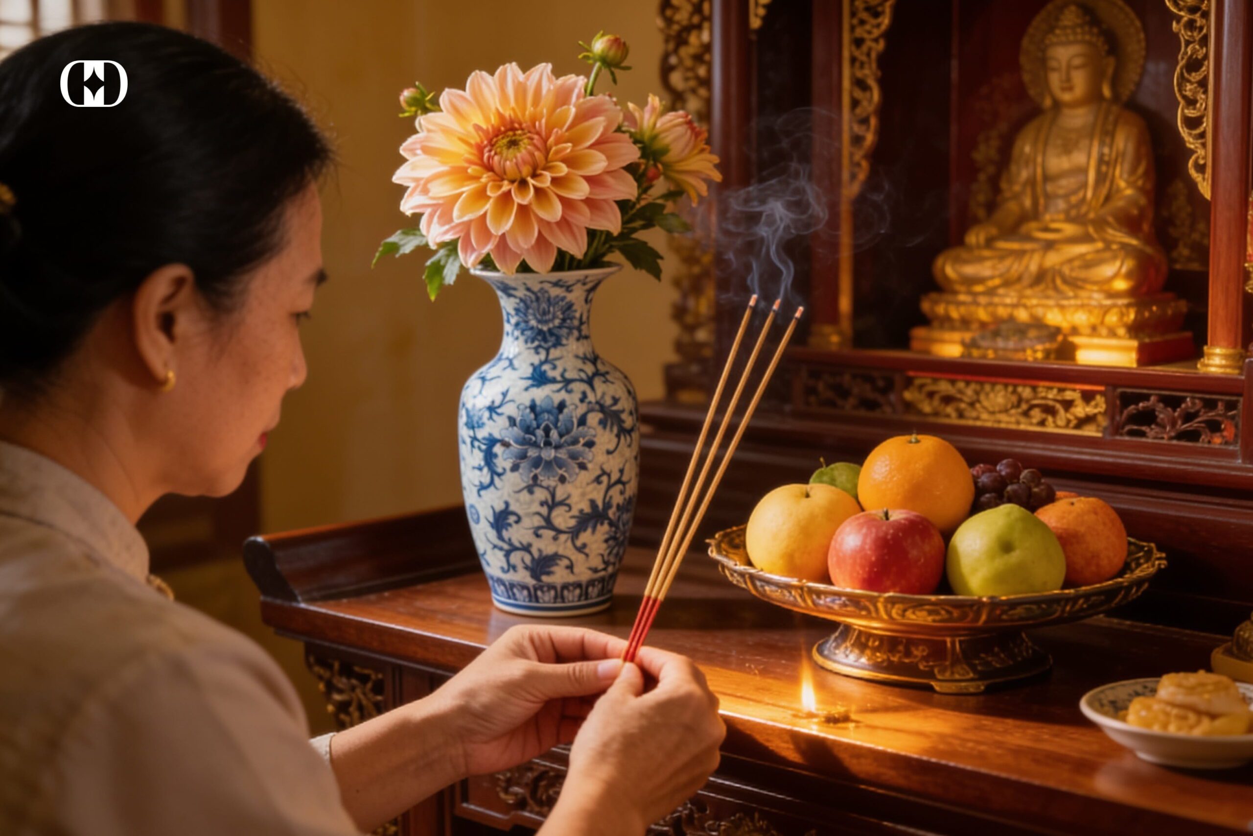 Hoa thược dược có thắp hương được không