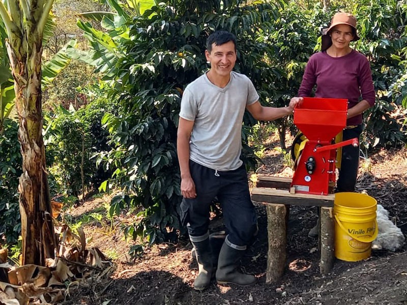 Los Pirineos Farm: Orange Pacamara Natural