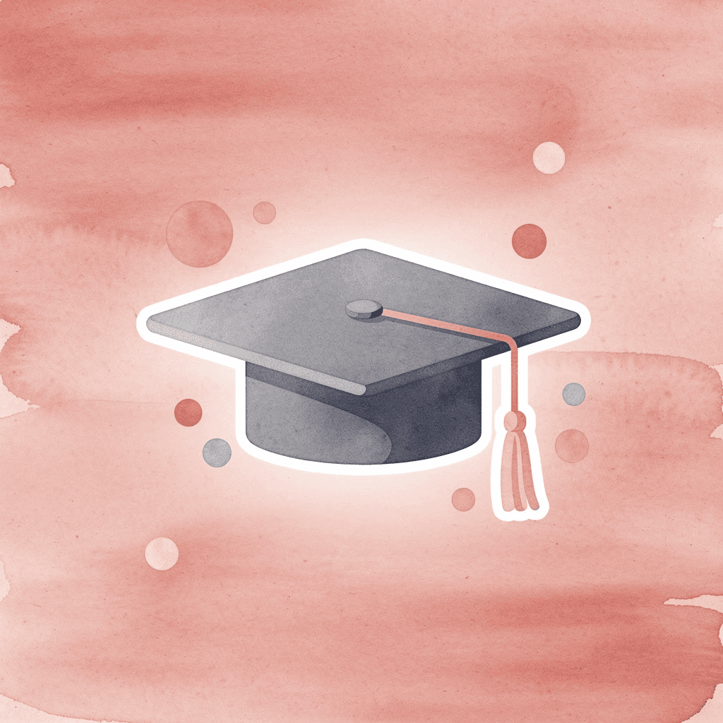 Graduation cap representing instructor certification