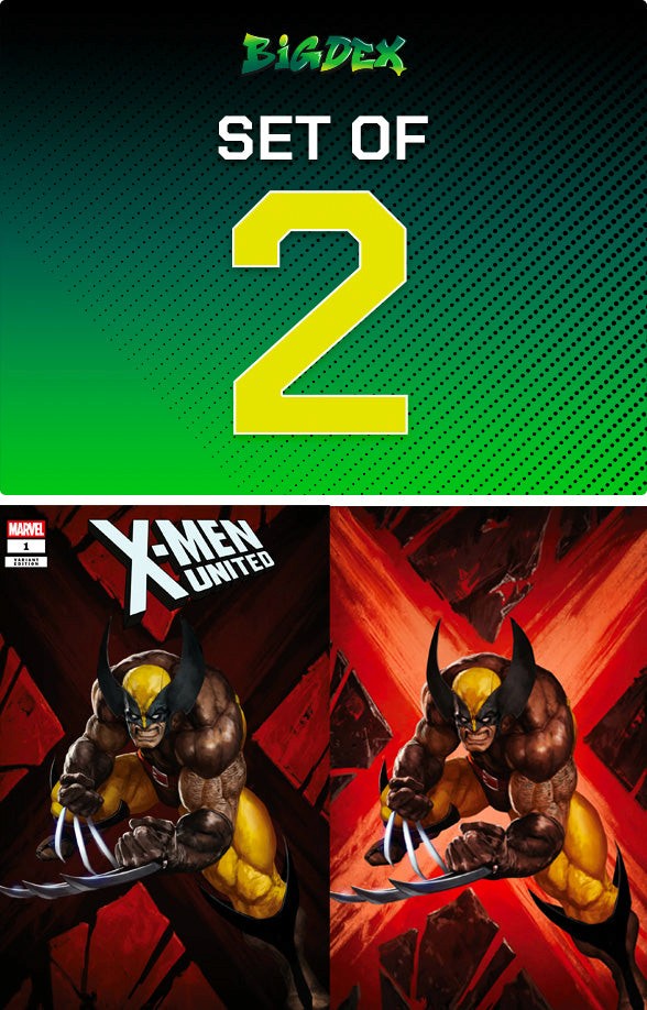 X-Men United #1 SKAN SRISUWAN Big Dex Comics Exclusive Trade and Virgin Variant Set