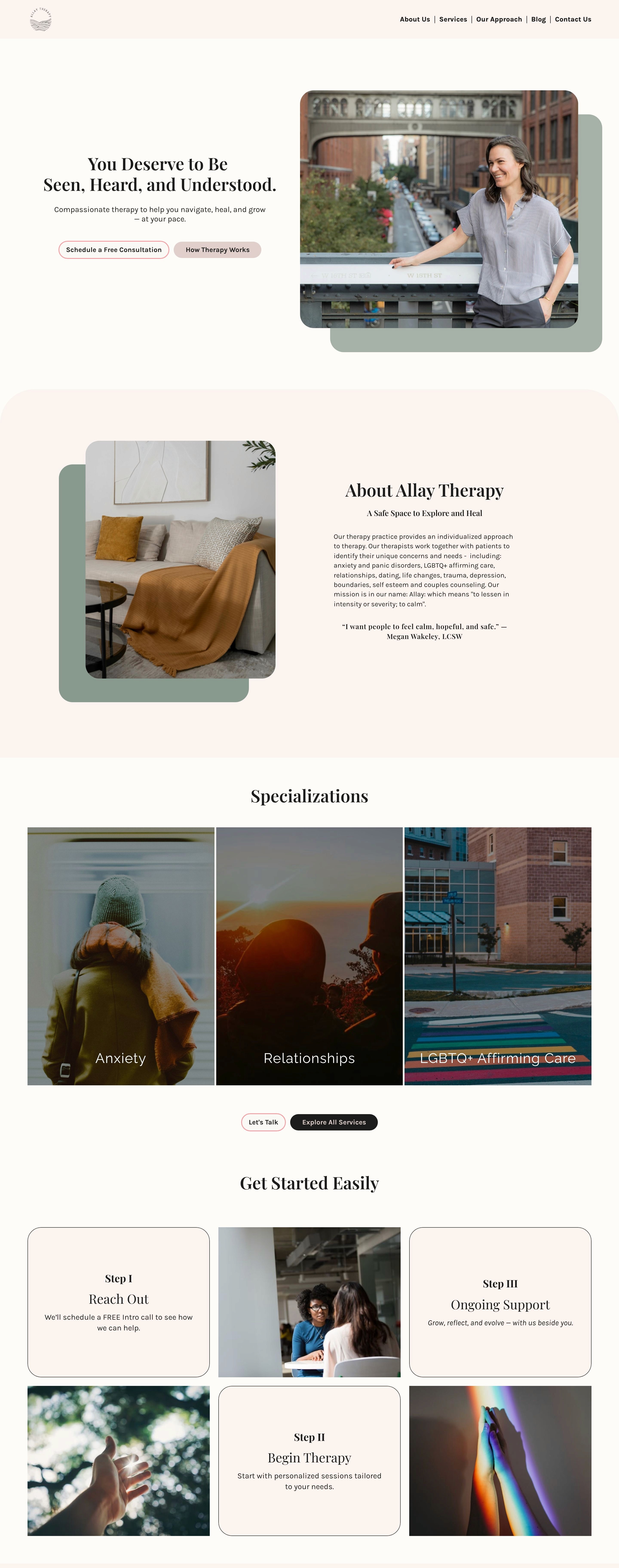 Framer-built website for Ivy Cafe – modern design with menu and booking integration