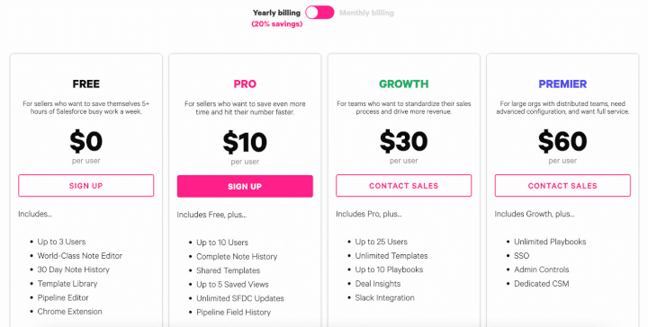 Dooly's range of plans on offer 💳