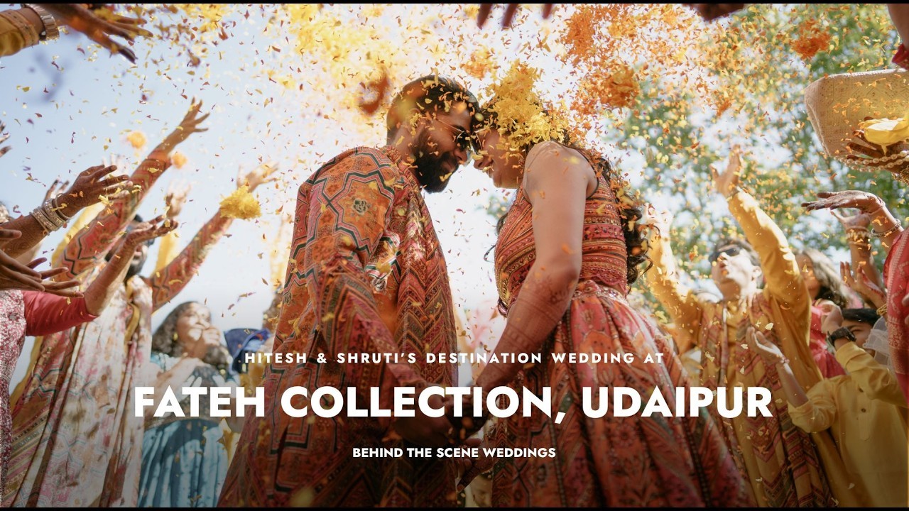 Hitesh and Shruti's Fateh Collection wedding ceremony in Udaipur