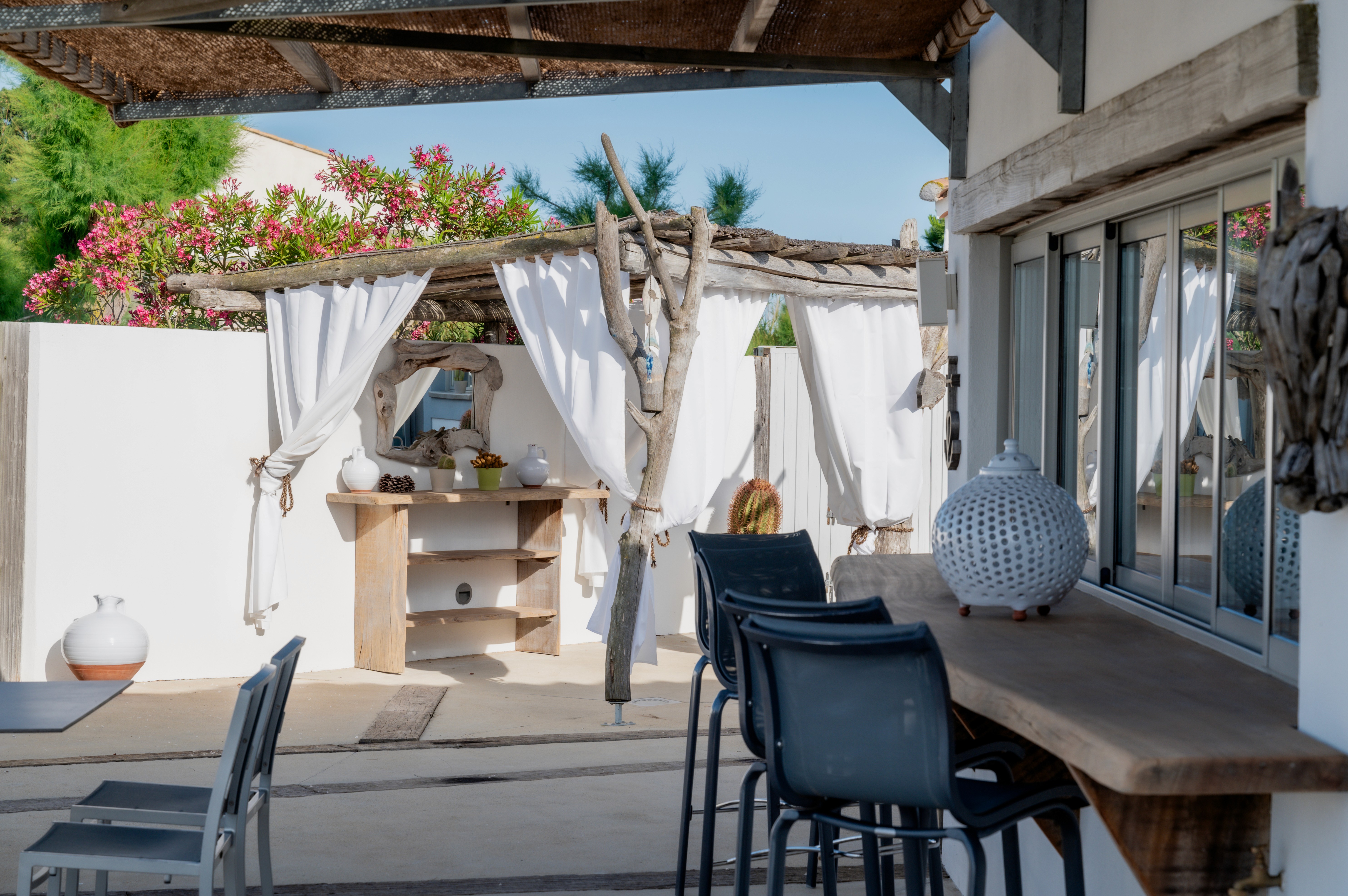 a woman getting a back massage at a spa
