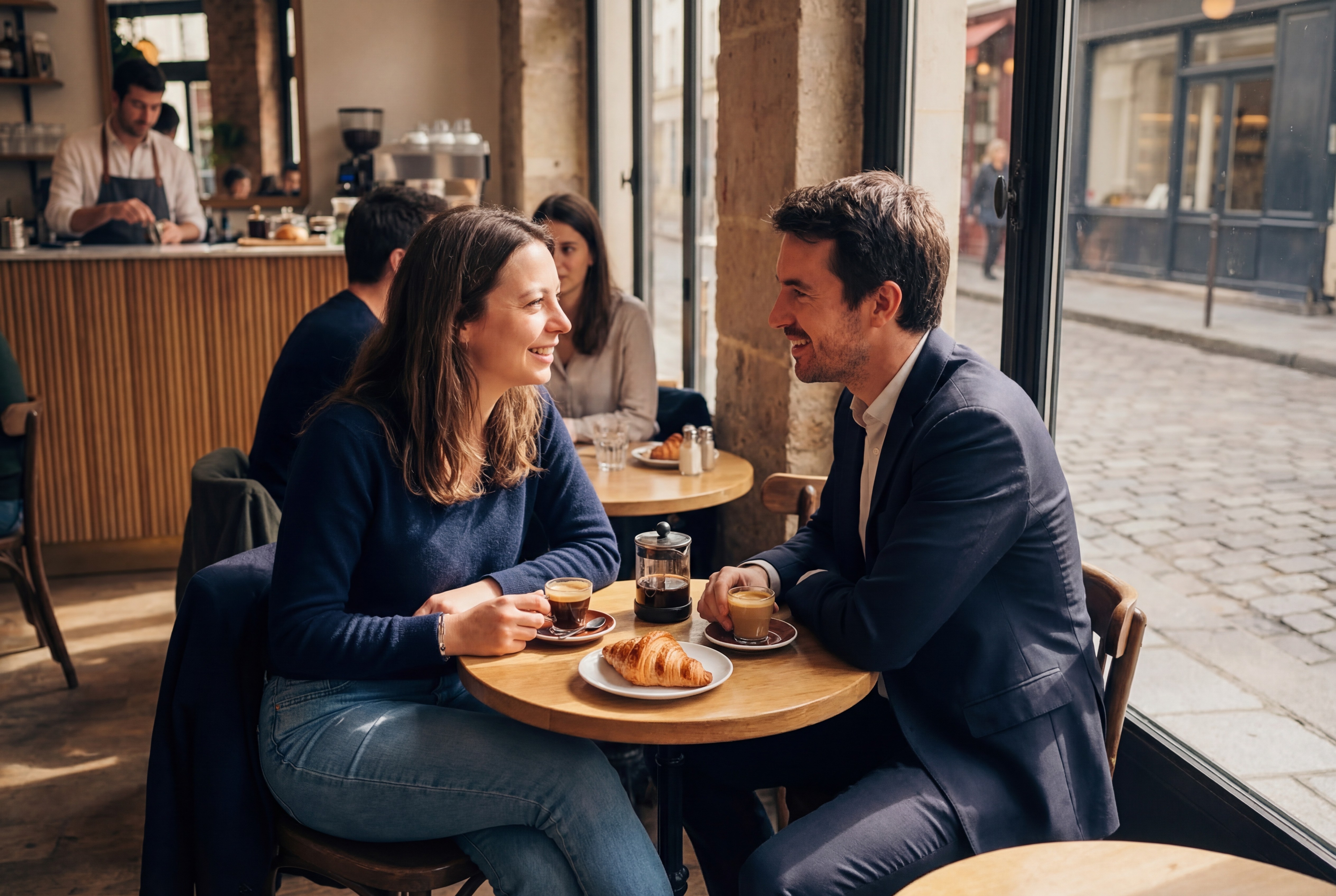 woman in gray hijab and gray coat