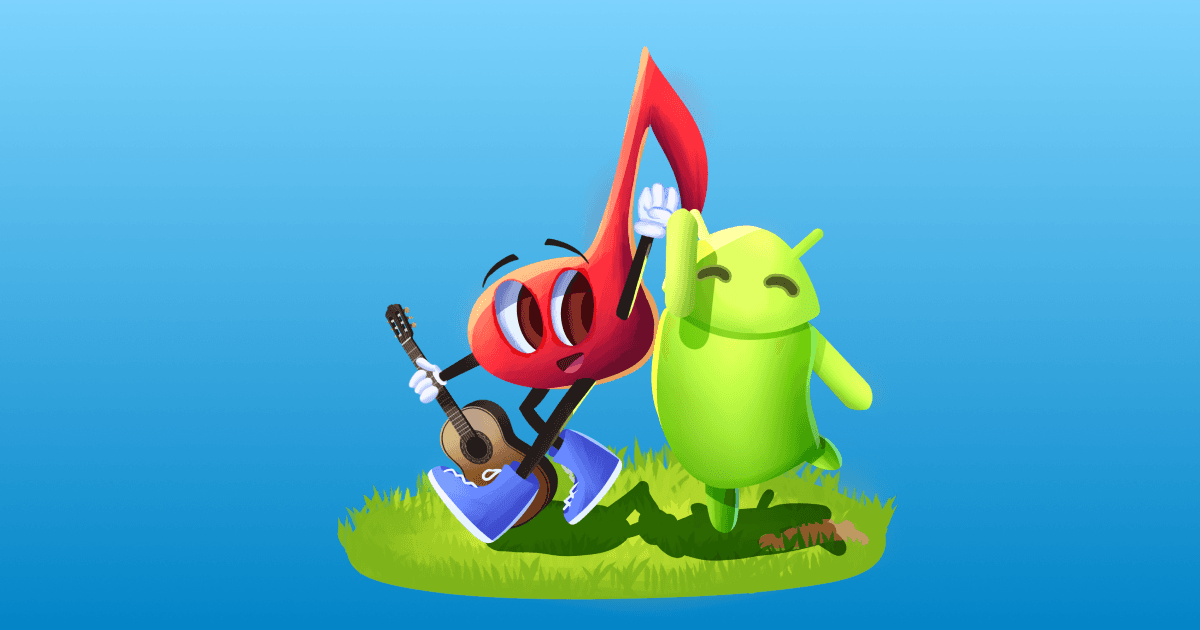 Kid practicing guitar with tablet displaying real-time feedback and encouragement in home practice space