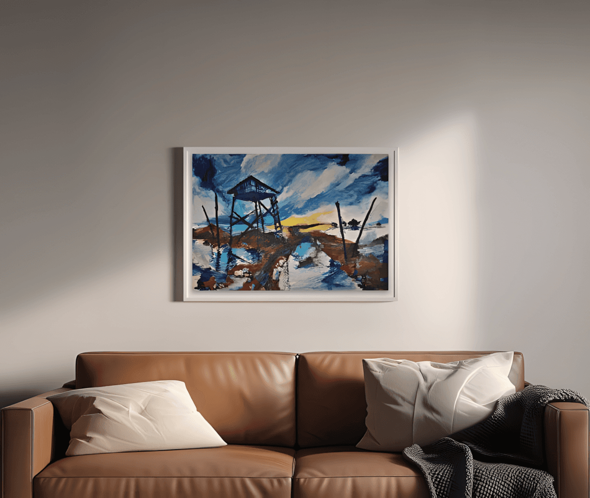 premium art poster and canvas prints, with originals available, from QART , of the artwork " Dead Sea "