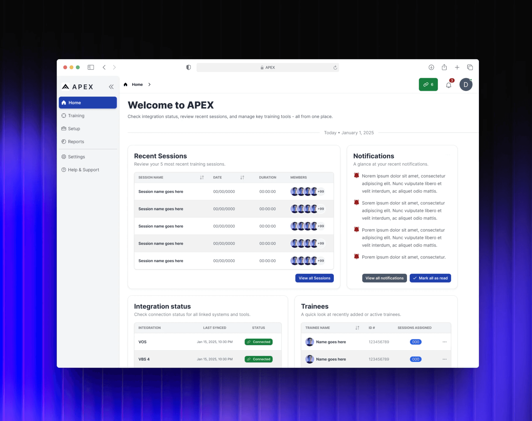 A large group photo of diverse team members gathered in an industrial-style space with arched ceiling.