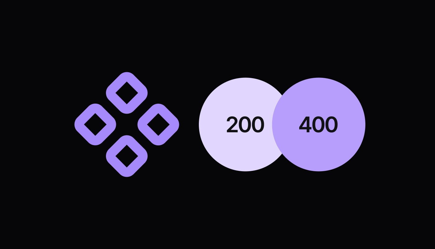 White hexagonal nut icon representing design tokens.