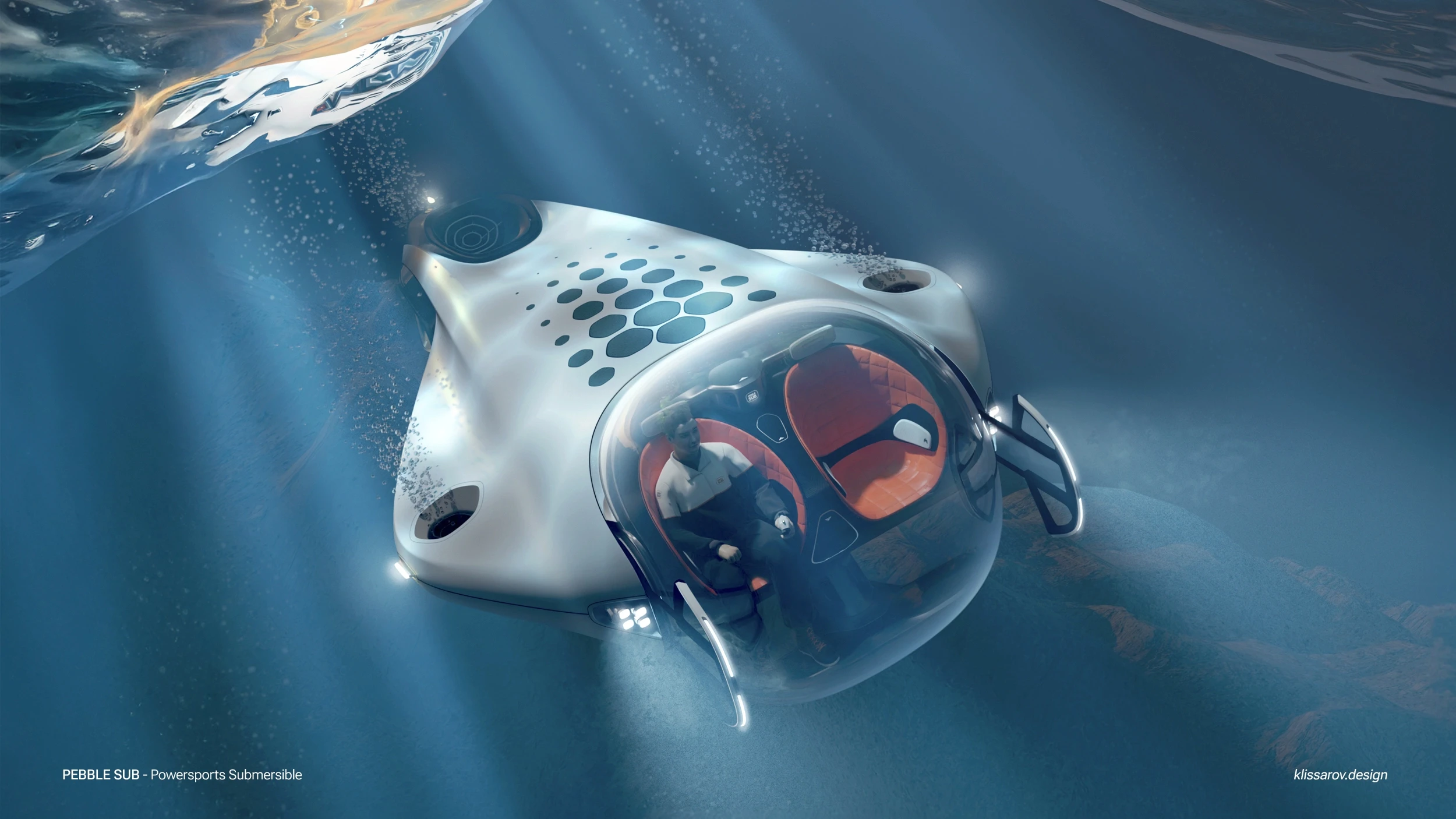 final submersible design under surface of water