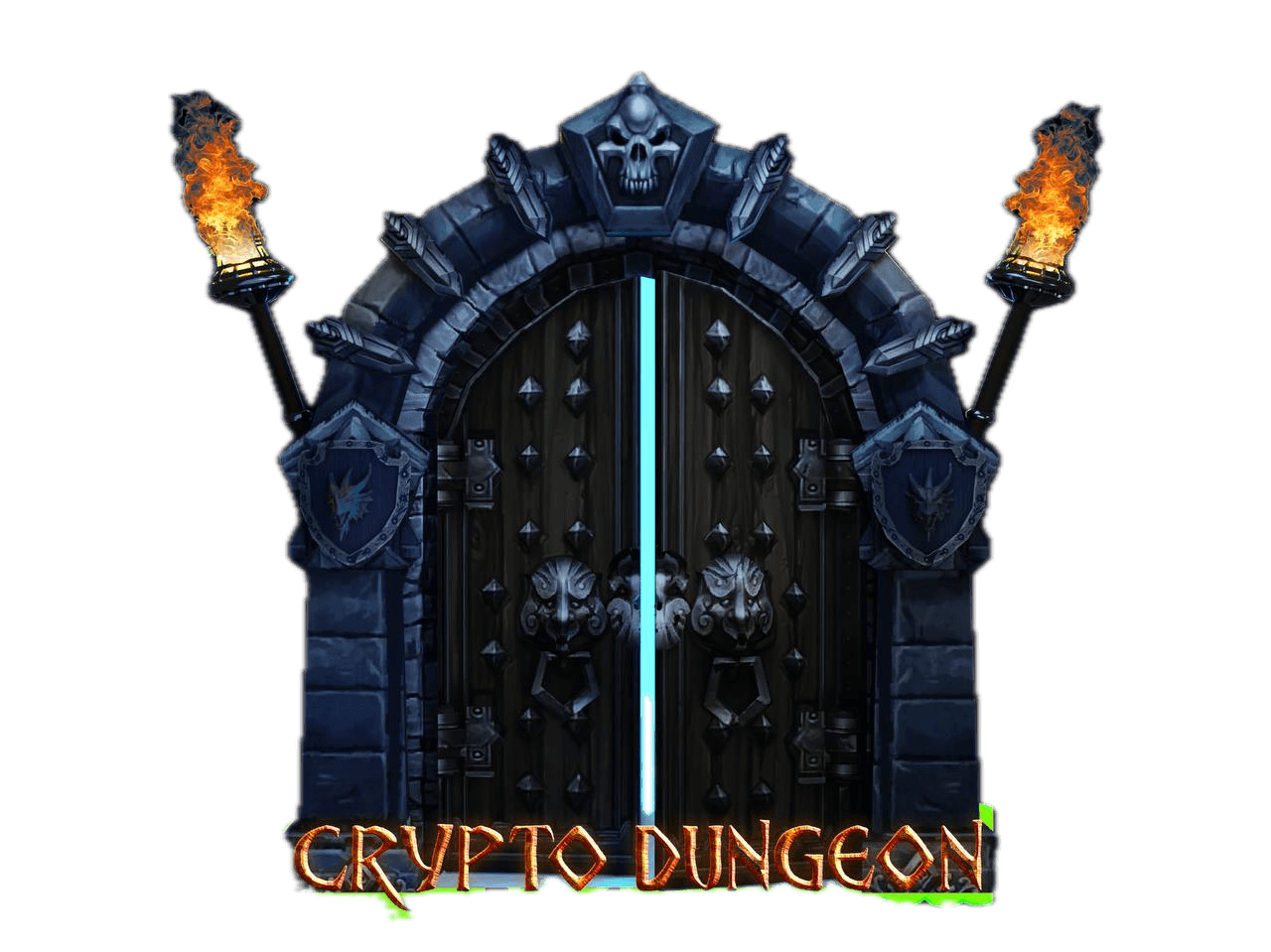 Architectural detail of ornate door with torches, hosting Cosmoverse, Hong Kong summit on sovereign infrastructure and institutional finance policy dialogue. at Cosmoverse summit