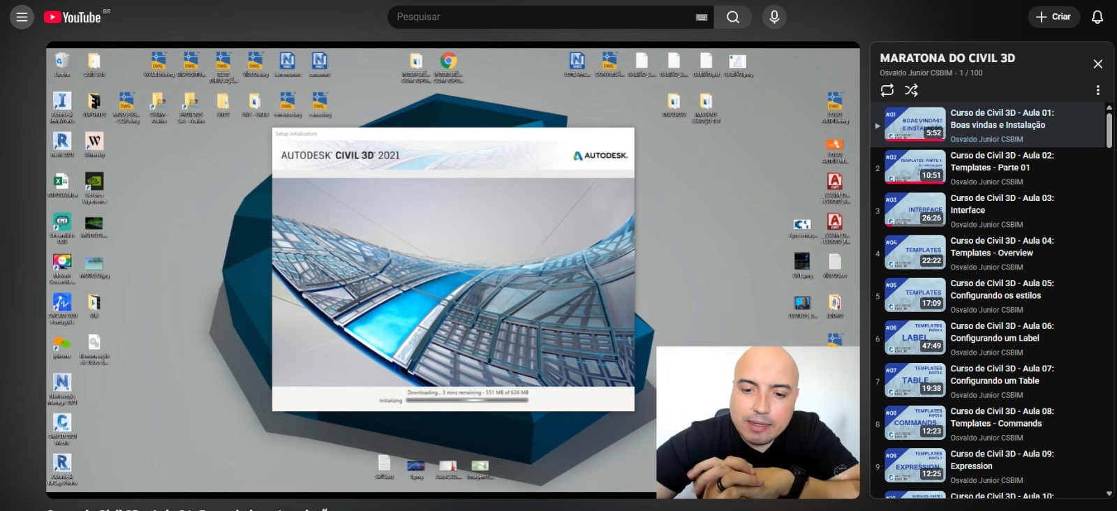 Imagem que ilustra a "Nascimento da maratona do civil 3d"