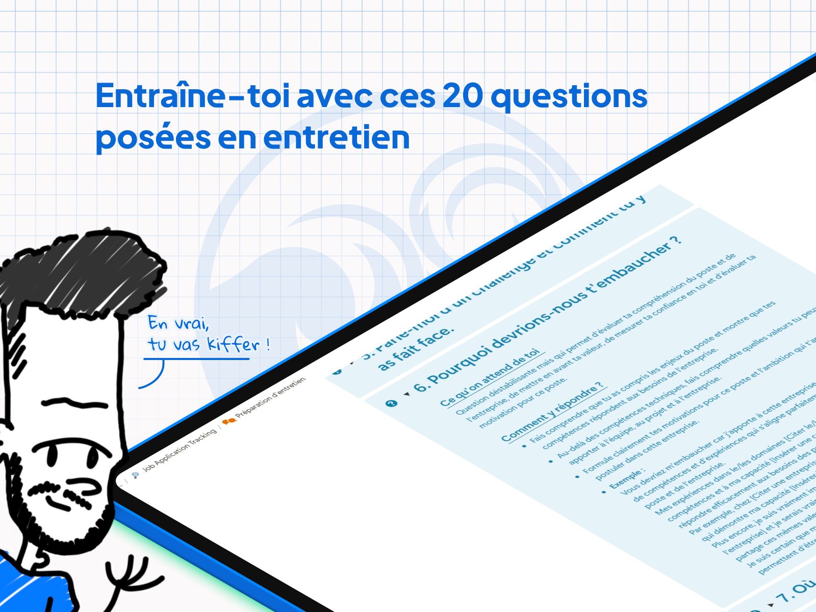 Présentation de la template Job Application Traking créée par Ilies MANATA freelance Ux / Ui Designer et Développeur Framer