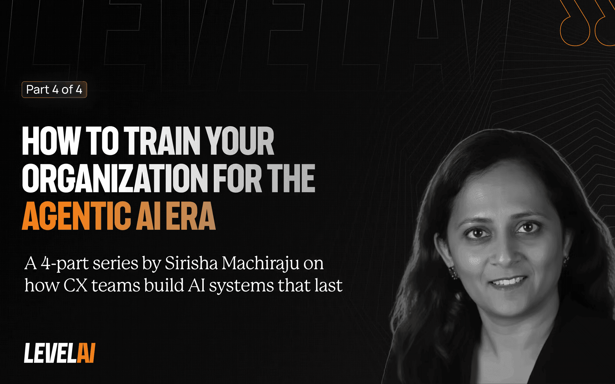 How to train your organization for the agentic AI era