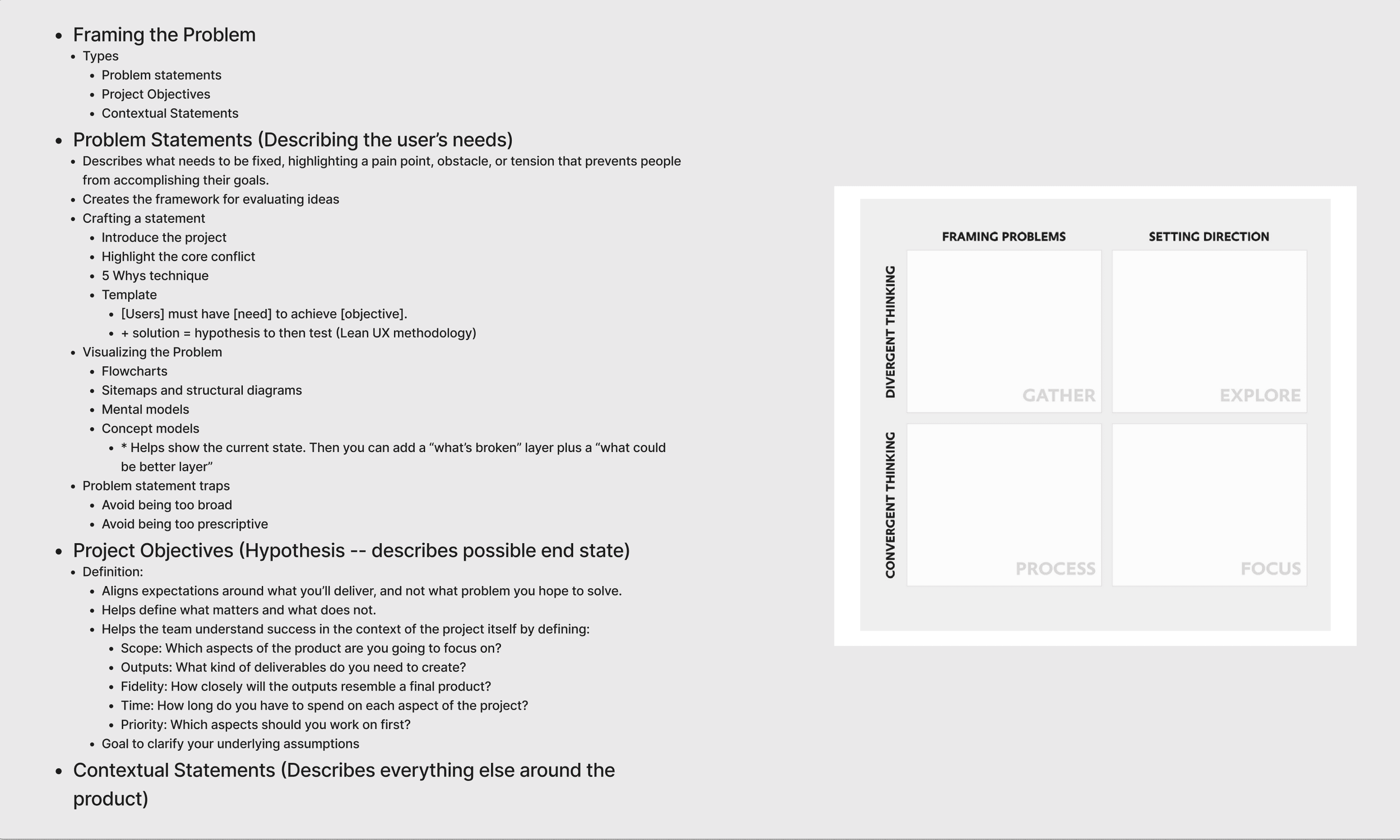 Problem Discovery Framework document