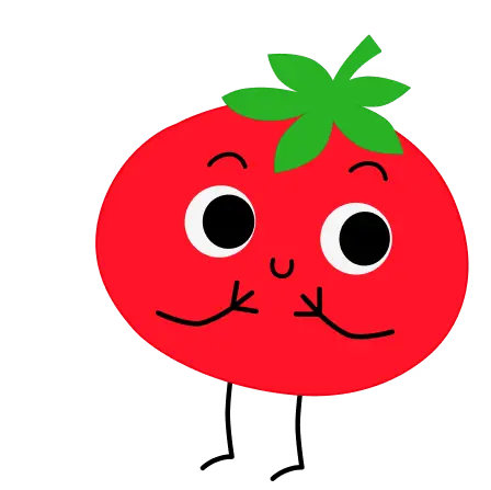 мультфільмний помідор