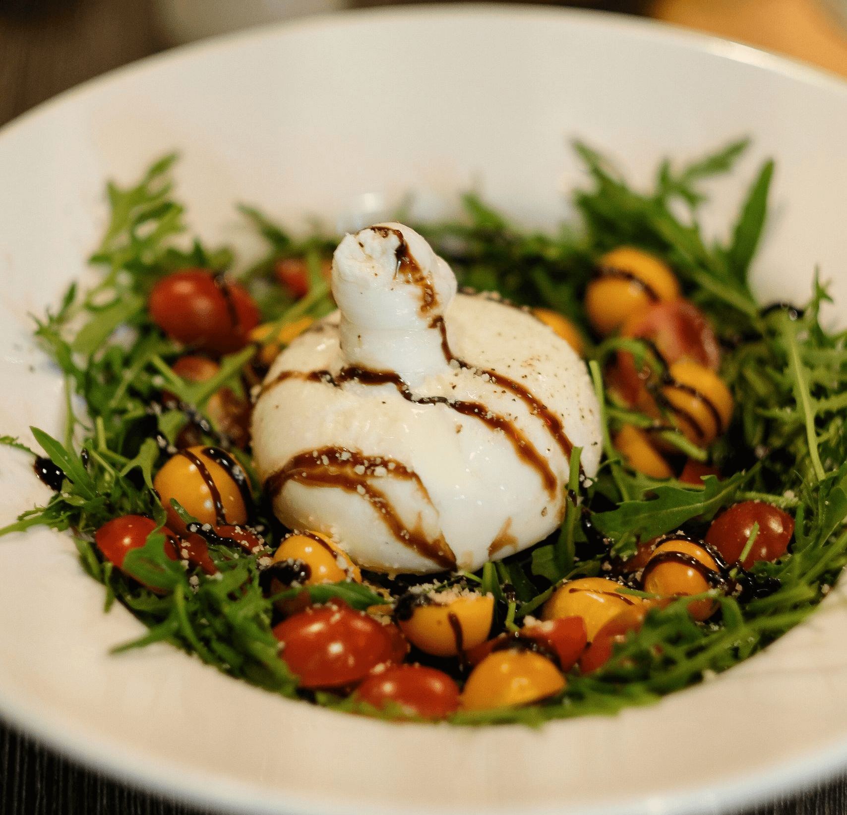 Burrata Bloom Food Photography